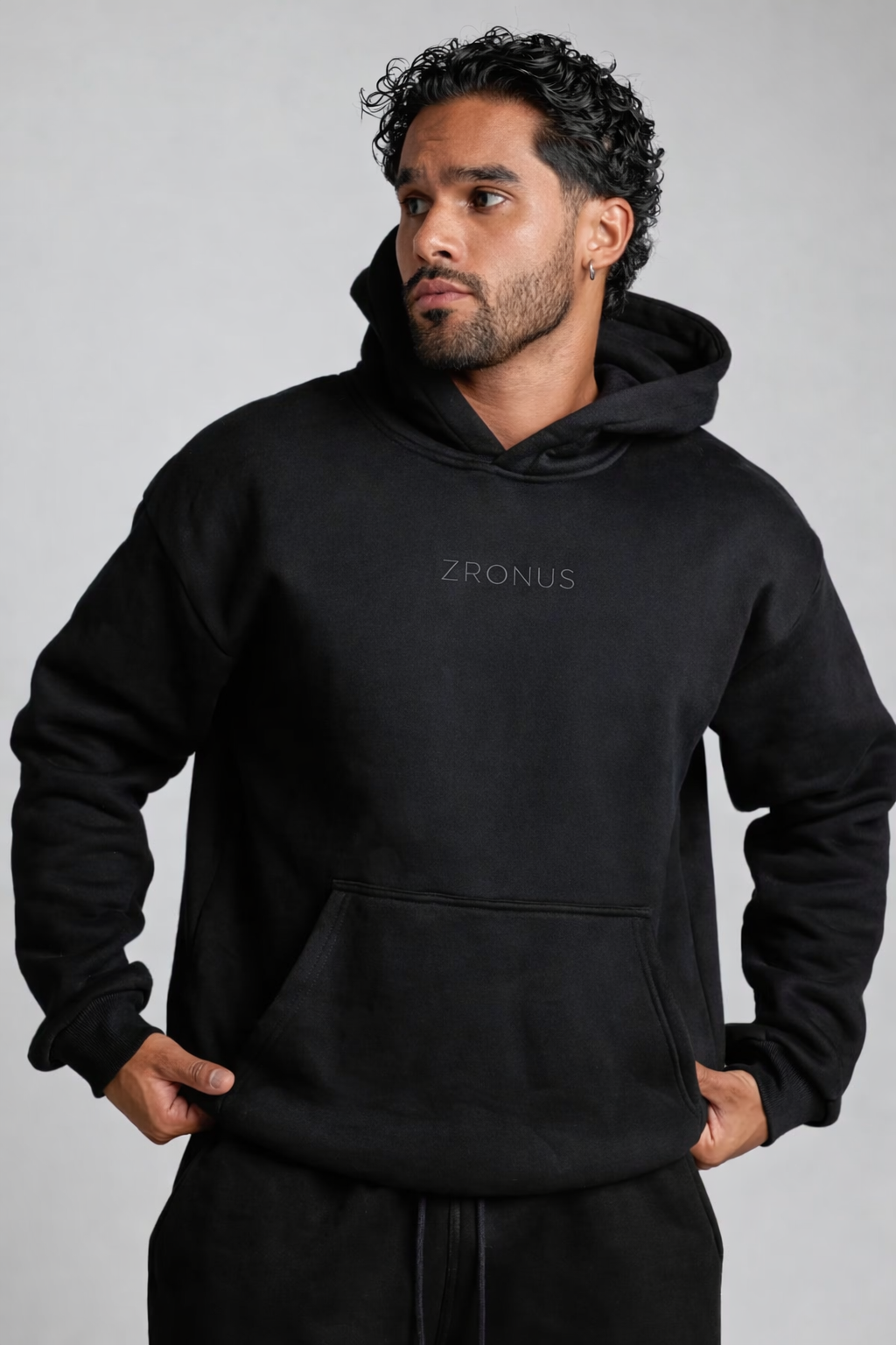 Black Signature Hoodie
