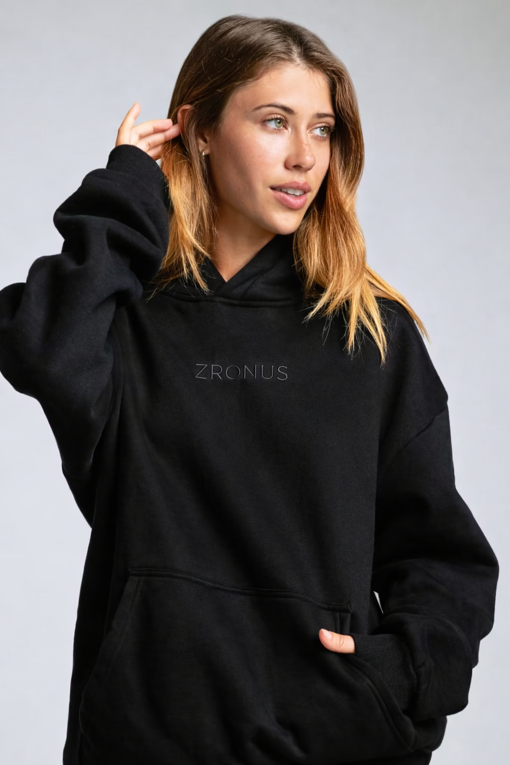 Black Signature Hoodie