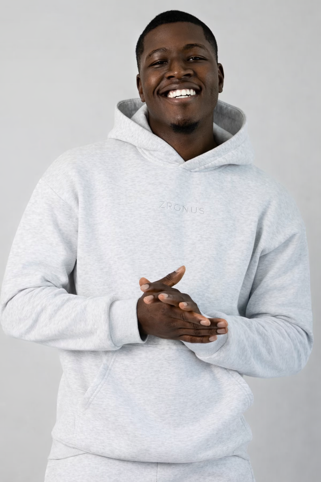 Light Heather Grey Signature Hoodie