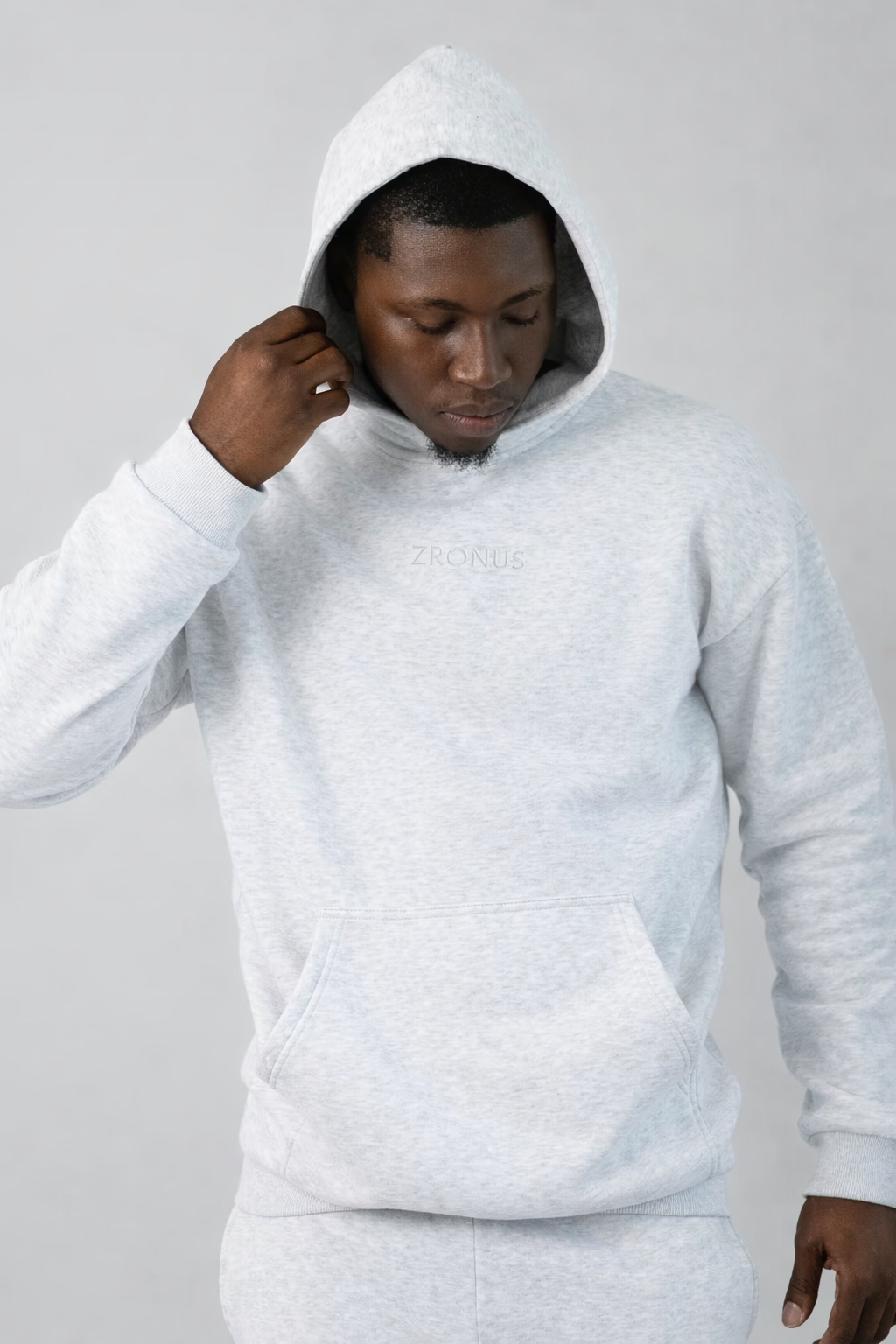 Light Heather Grey Signature Hoodie