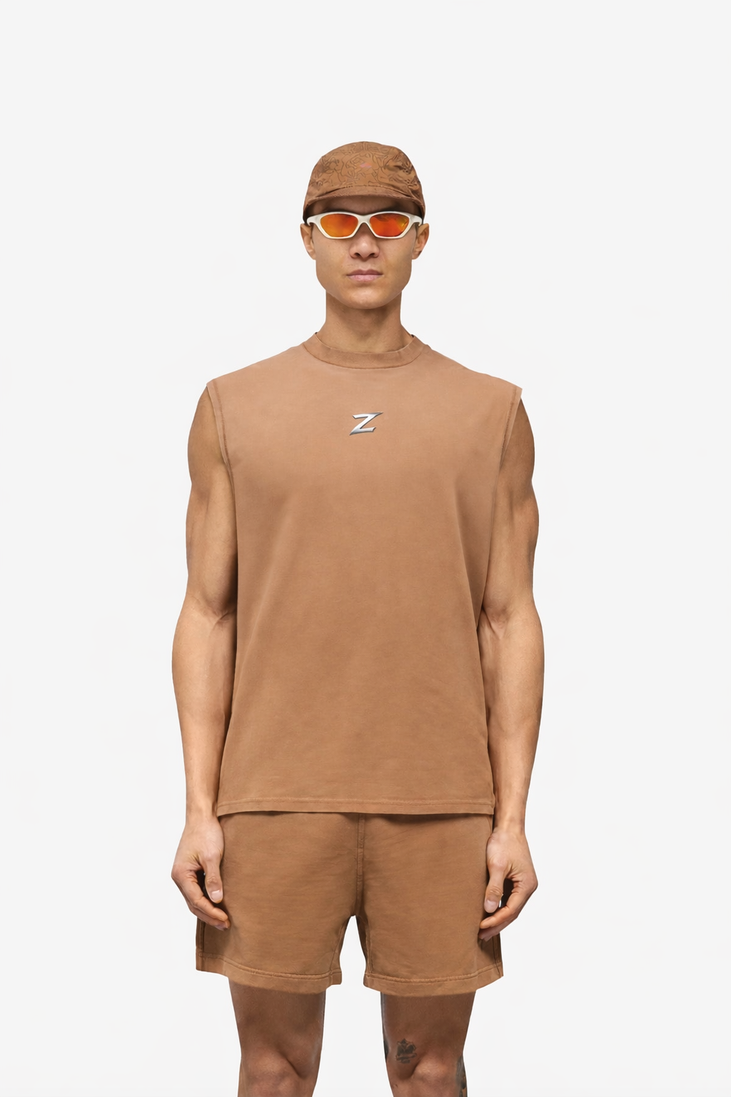 ZRONUS TerraFlex Brown Performance Tank Vest